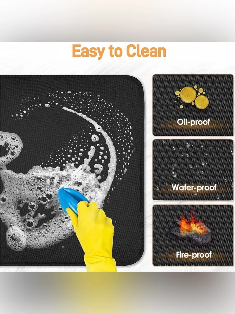 Heat Resistant Mat for Countertop 16x24in